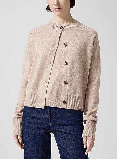 Le cardigan pure laine m&eacute;rinos Gretel