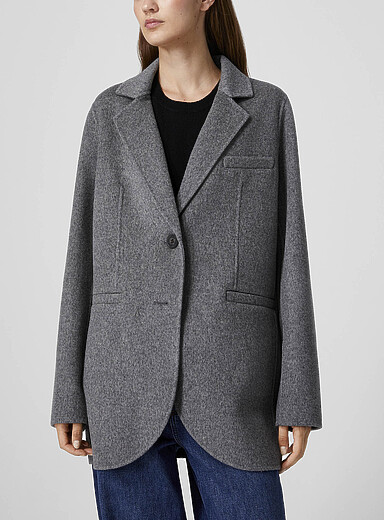 Veste Vanessa Bruno - Taille 38 - Bleu Grisé - Occasion En Superbe état