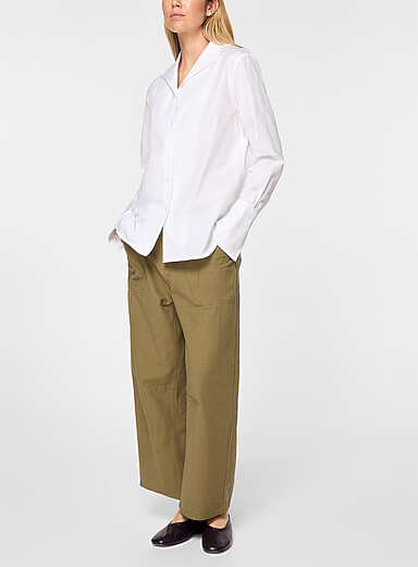 Vanessa Bruno White Hugo turn-back collar shirt for women