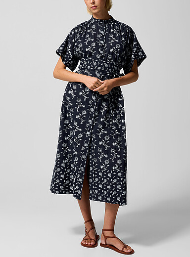 Vanessa Bruno Black Giao belted shirtdress for women