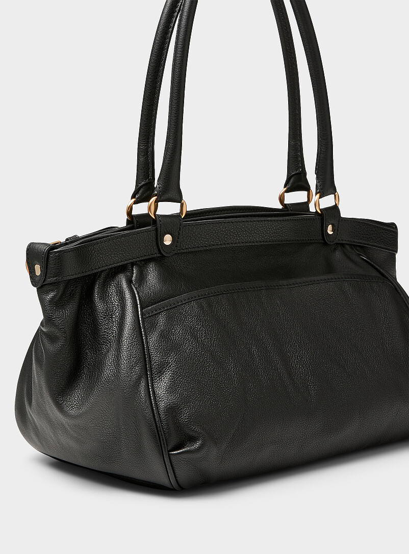 Lune pebbled leather tote bag product image 2