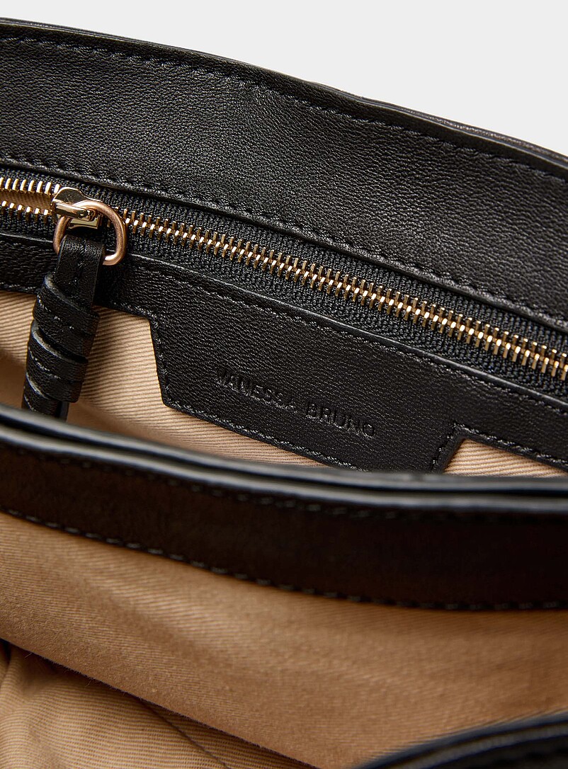 Ebony supple leather crossbody bag product image 3