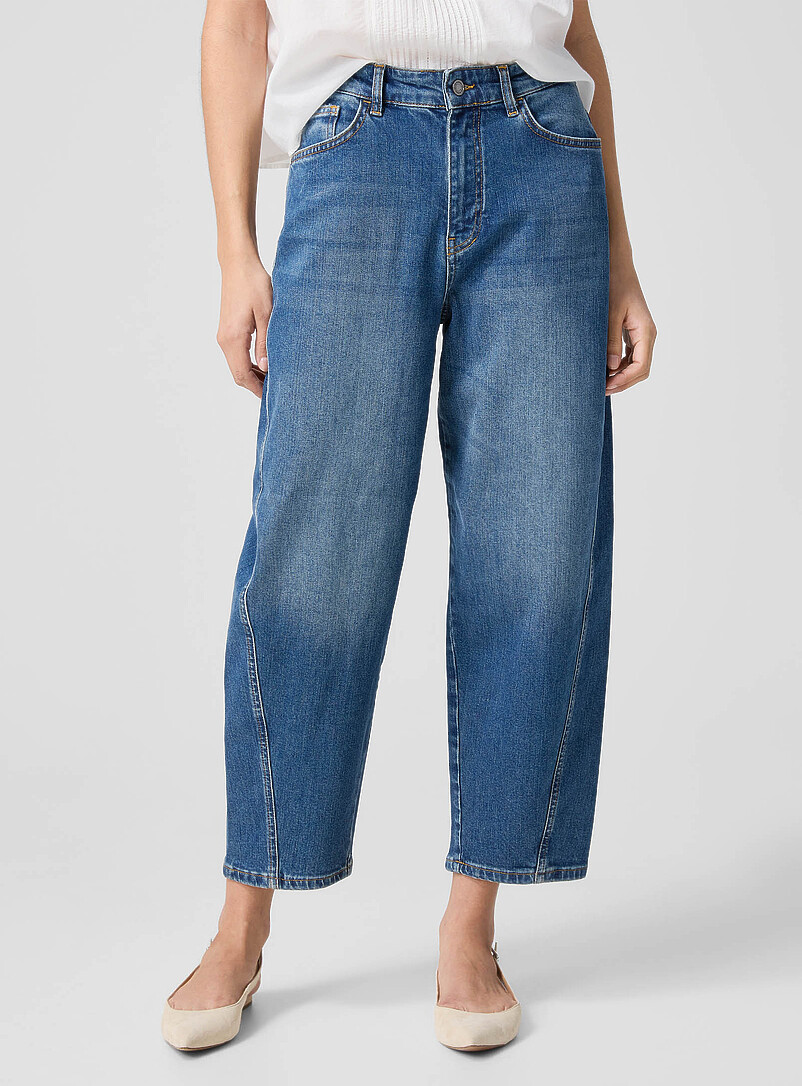Caleb high-waisted barrel-leg jeans product image 2