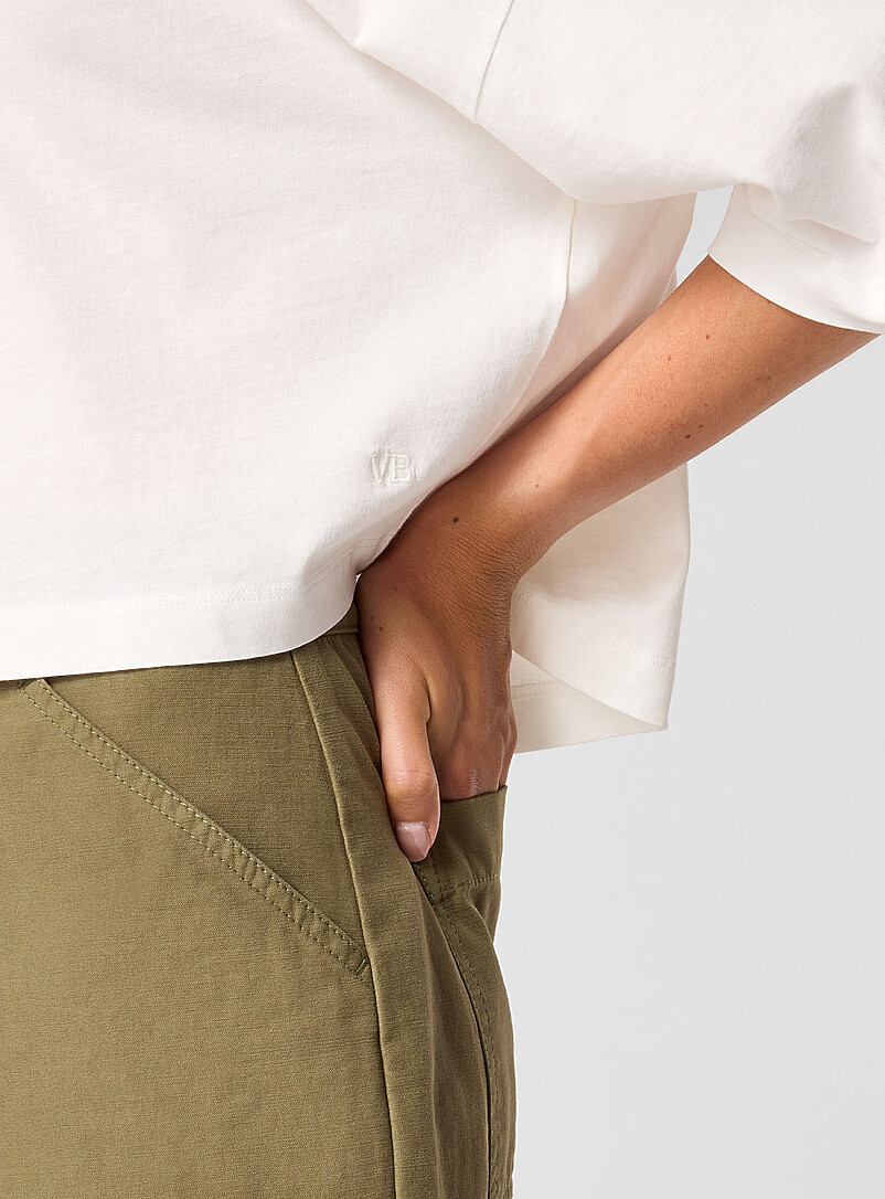 Camomille cropped relaxed T-shirt product image 2