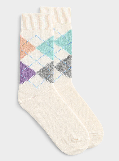 Colourful diamond socks <b>Exclusive collection from Italy</b>