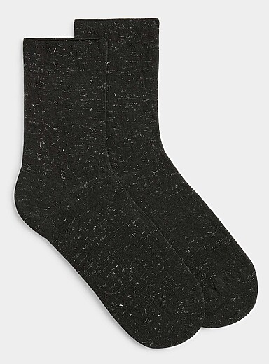 La chaussette cheville scintillante <b>Importation d'Italie</b>