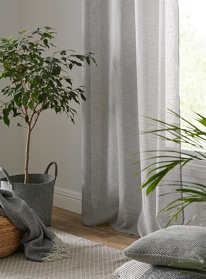 Minimalist heather sheer curtain 2 sizes available | Simons Maison |  Extra-Long Curtains | Decor | Simons
