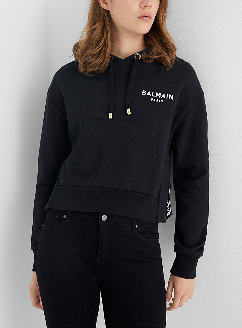 Balmain logo hoodie | Balmain | Shop Women's Designer Balmain Online in ...