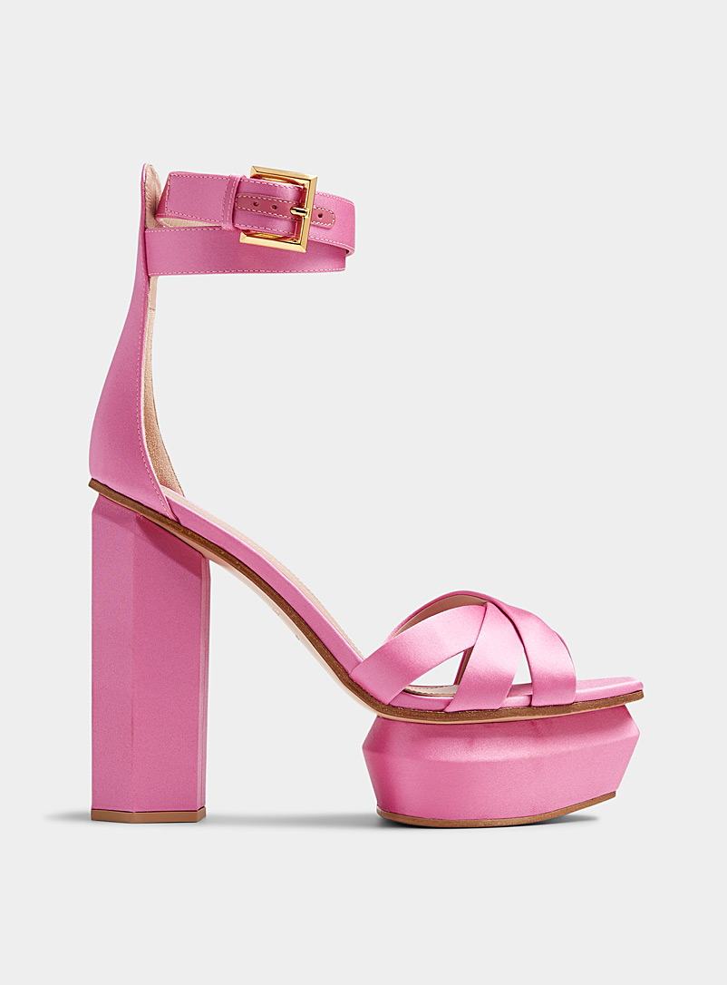 Ava prism heel platform sandals | Balmain | Shop Women's Designer ...