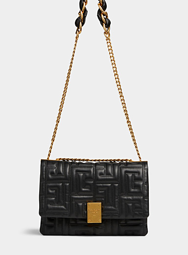 Quilted labyrinth bag | Balmain | Shop Women's Designer Balmain Online ...