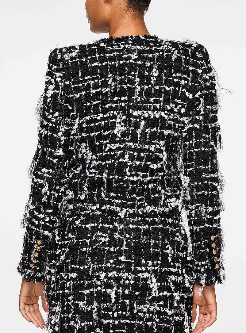 Fringed tweed jacket product image 3