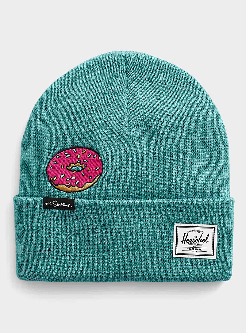 Herschel Teal The Simpsons cuffed tuque for women