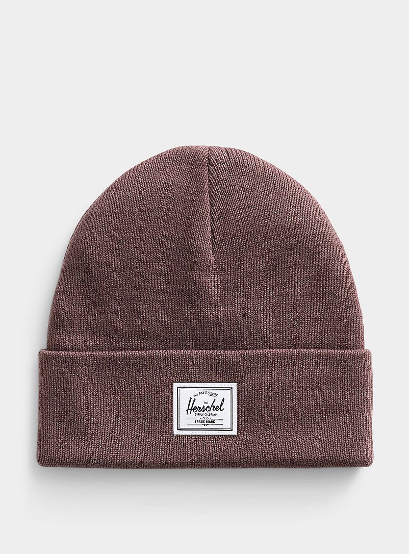 Herschel Off White Elmer ribbed tuque for women