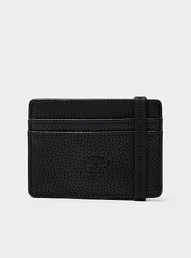 Le porte-cartes effet cuir