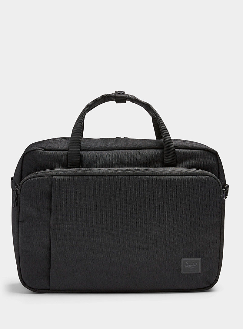 Herschel Black Gibson Tech EcoSystem™ briefcase for men