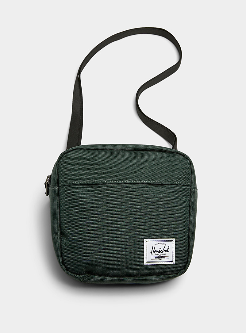Herschel Bottle Green Classic EcoSystem™ shoulder bag for men