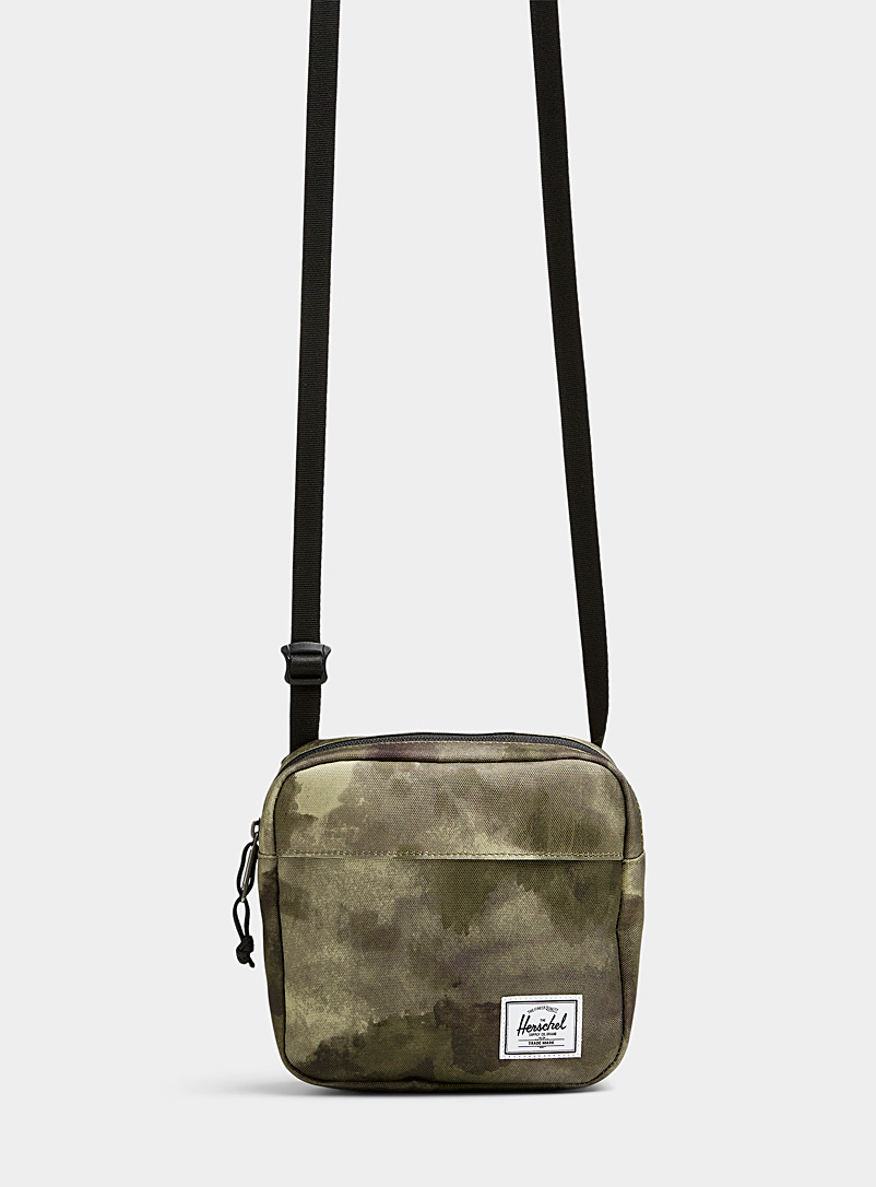 Herschel Patterned Green Classic EcoSystem™ shoulder bag for men