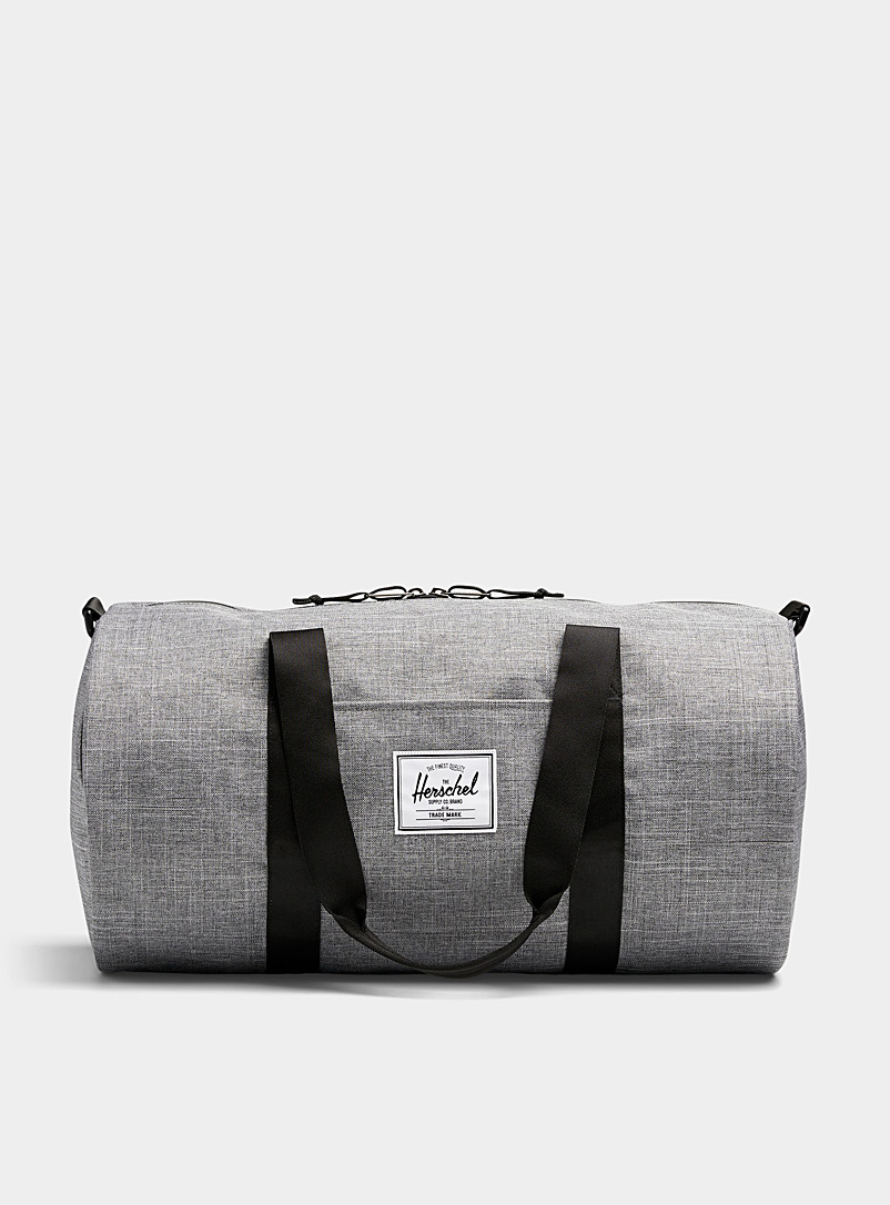Herschel Grey Classic rounded duffle bag for men