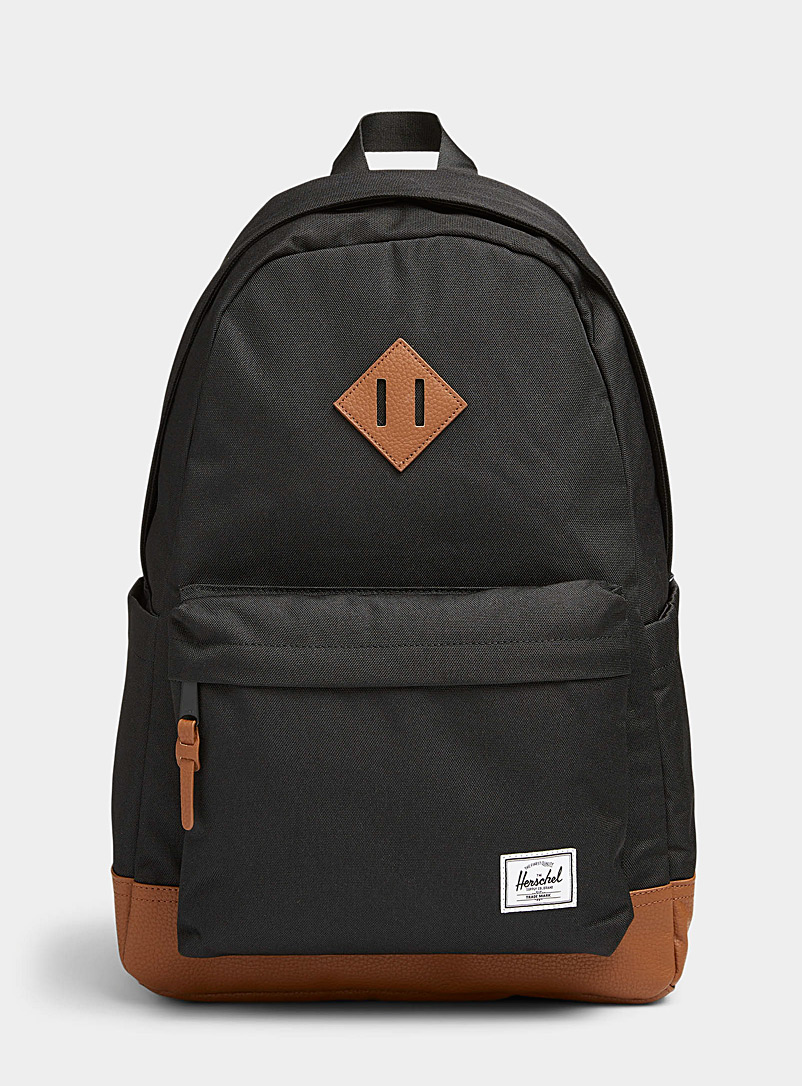 Herschel Black Heritage EcoSystem™ backpack for men