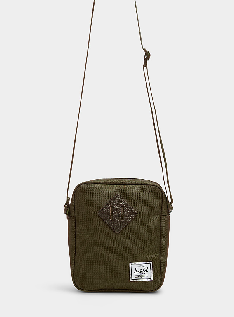 Herschel Green Heritage shoulder bag for men