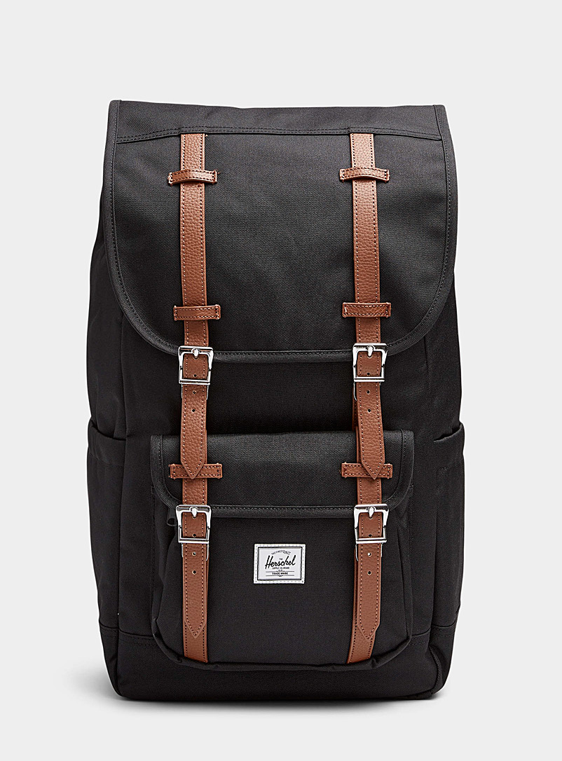 Herschel Black Little America EcoSystem™ backpack for men