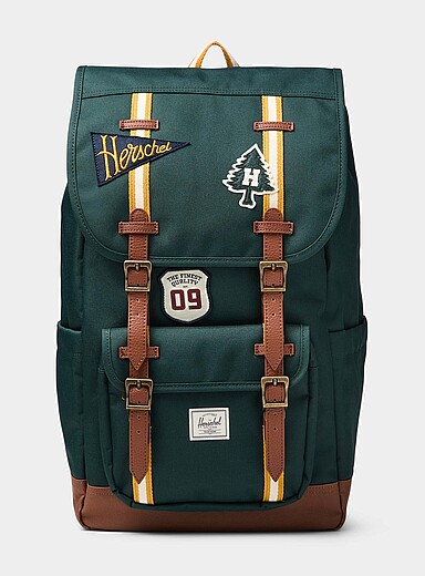 Little America varsity-patch backpack