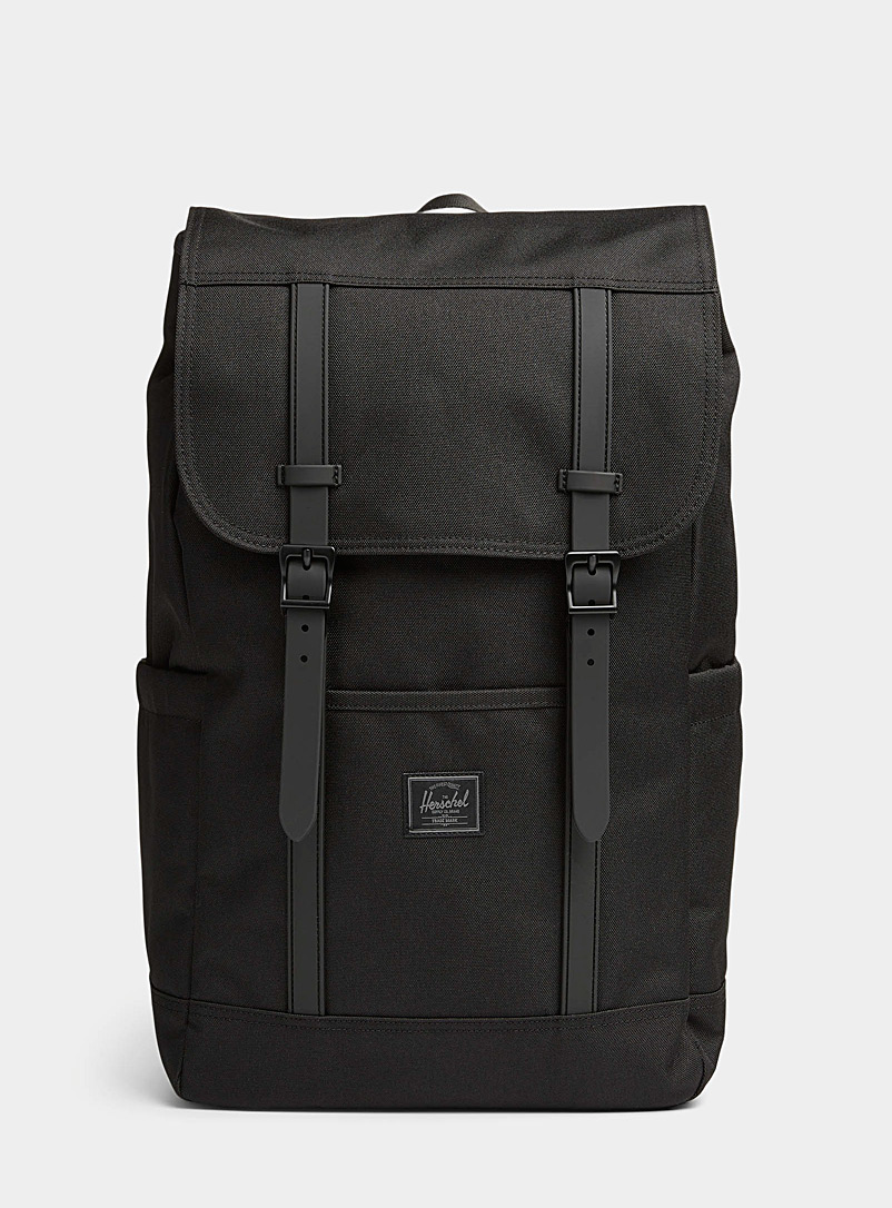 Herschel Black Retreat EcoSystem™ backpack for men