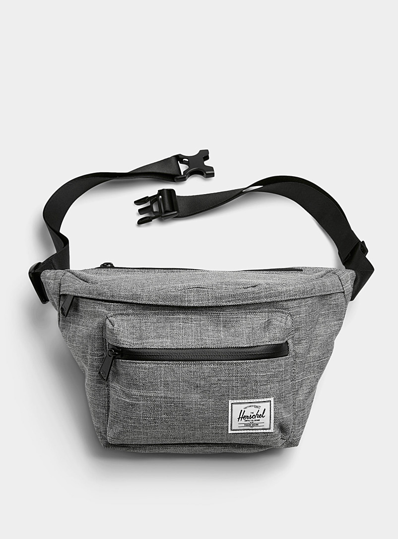 Herschel Grey Pop Quiz belt bag for men