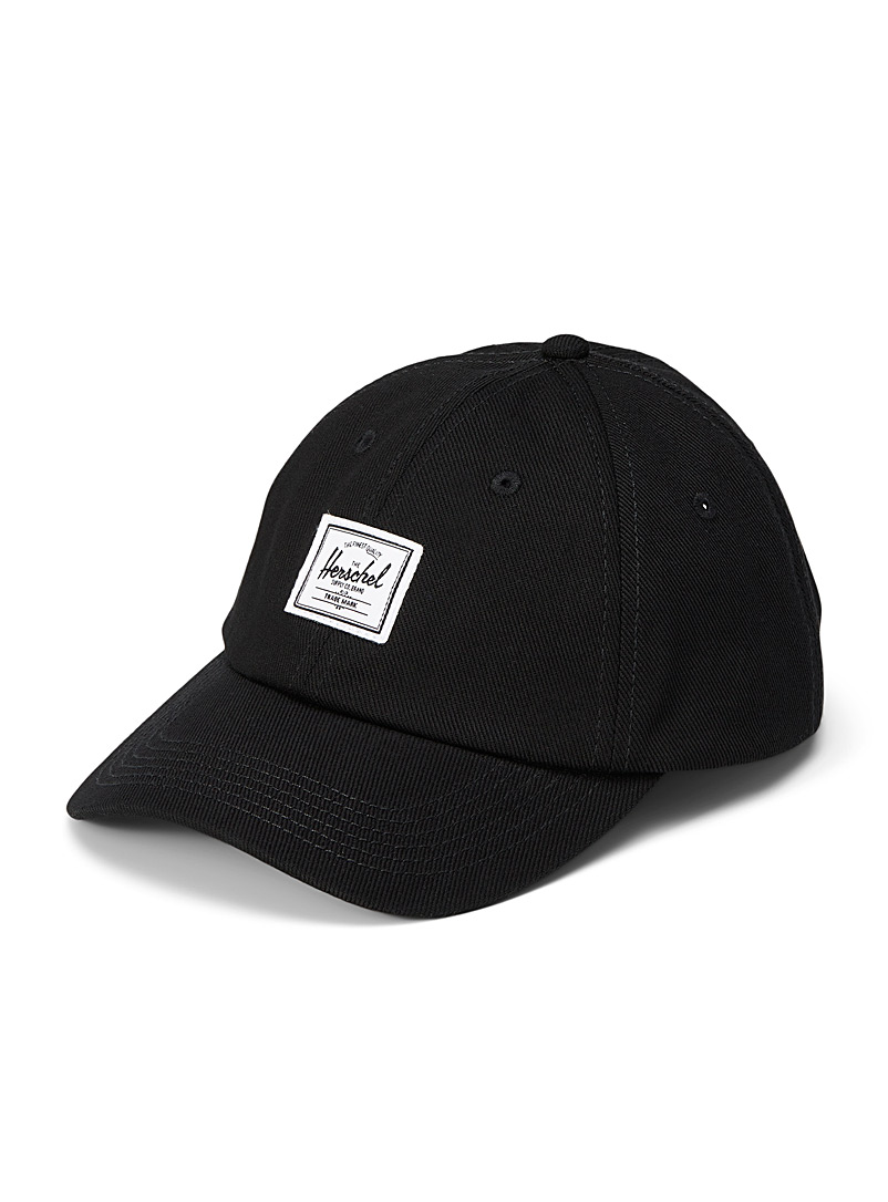 Herschel Black Sylas classic cap for women