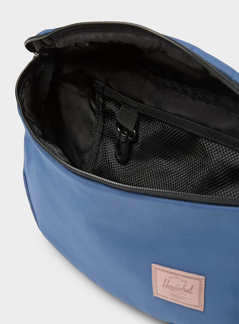 Herschel: Le sac banane Kaine en nylon Bleu moyen - Ardoise pour homme