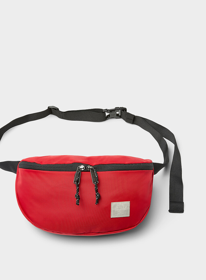 Herschel: Le sac banane Kaine en nylon Bleu moyen - Ardoise pour homme