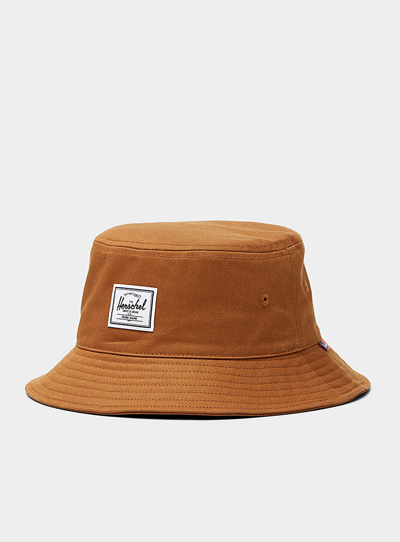 Herschel Fawn Signature emblem bucket hat for women
