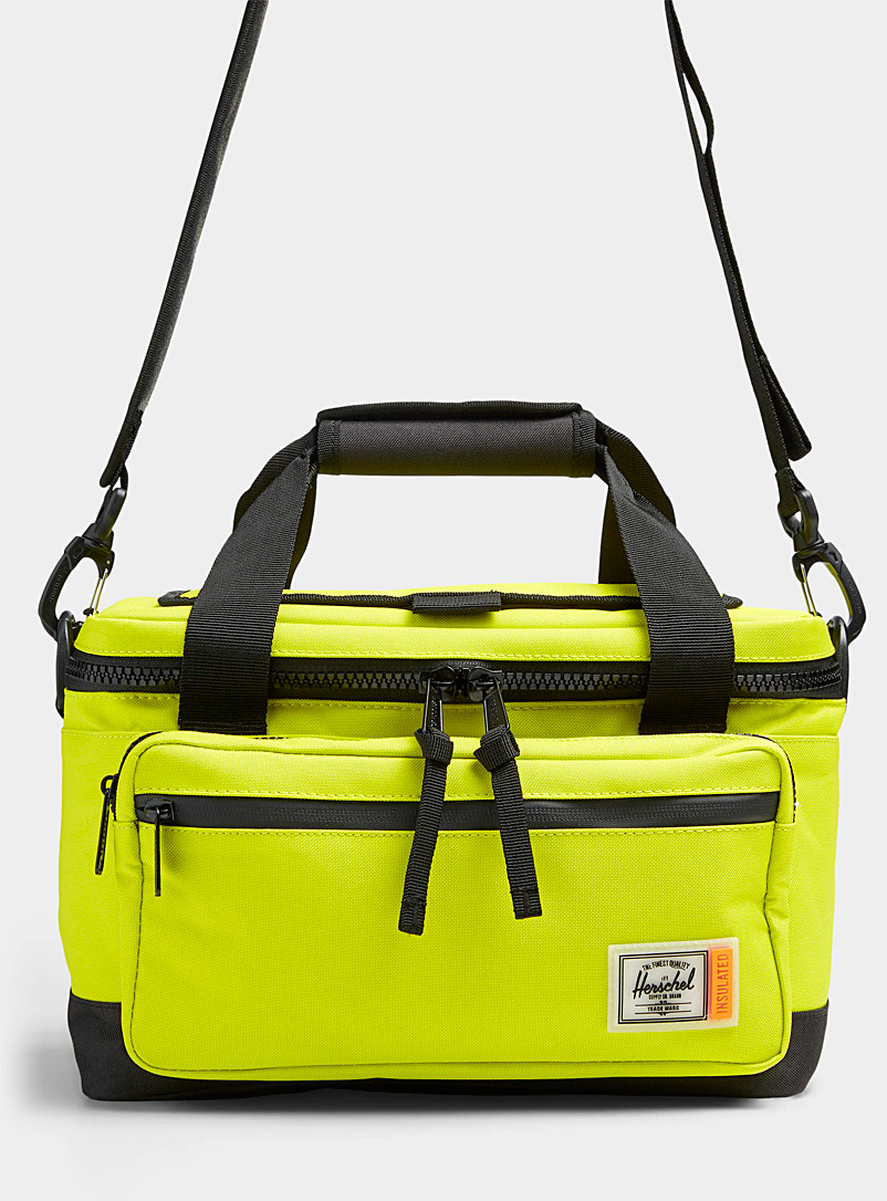 Herschel Dark Yellow Eco-friendly Pop Quiz insulated bag for men