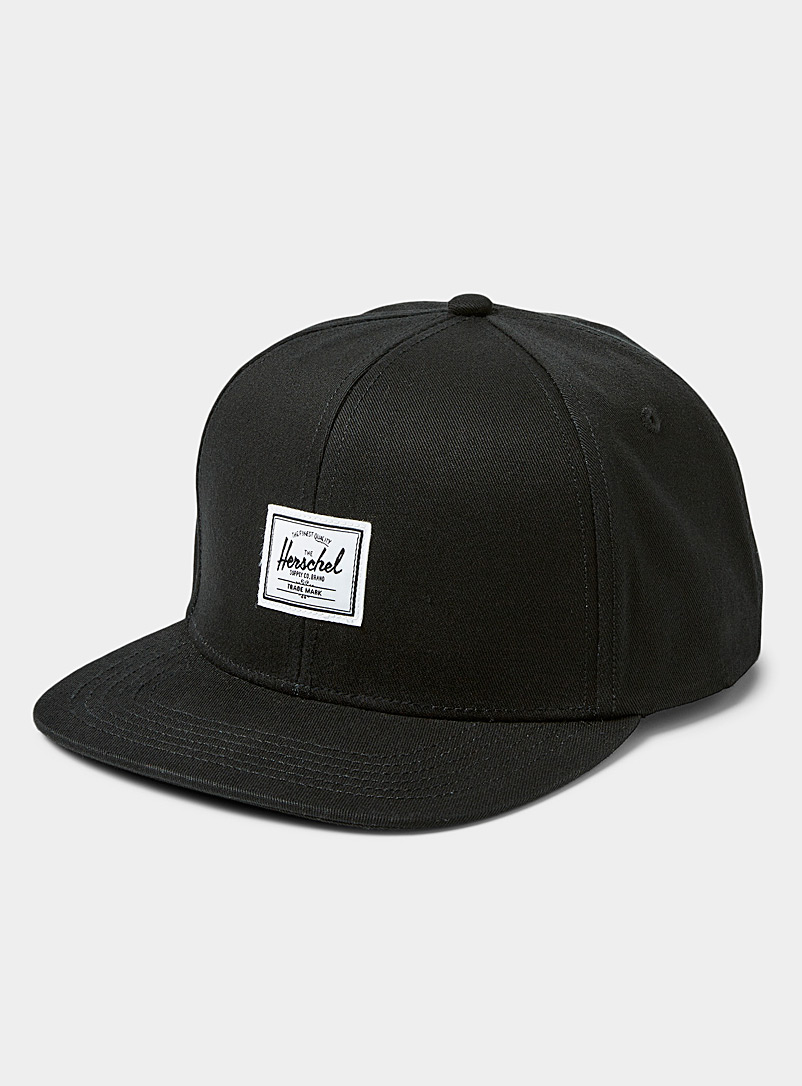 Herschel Black Whaler cap for men