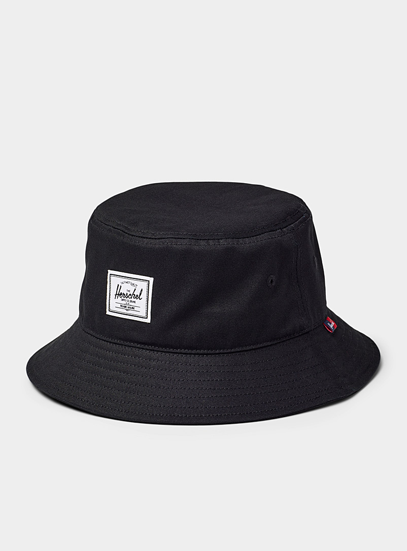 Herschel Black Norman bucket hat for men