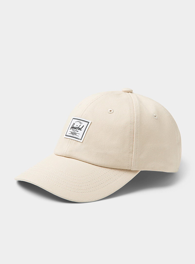 Herschel Cream Beige Sylas baseball cap for women