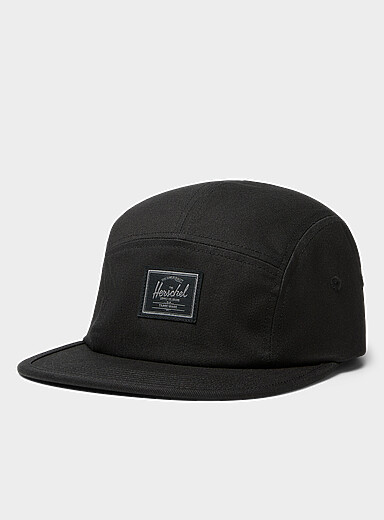 Herschel: La casquette 5 panneaux Glendale Noir pour homme