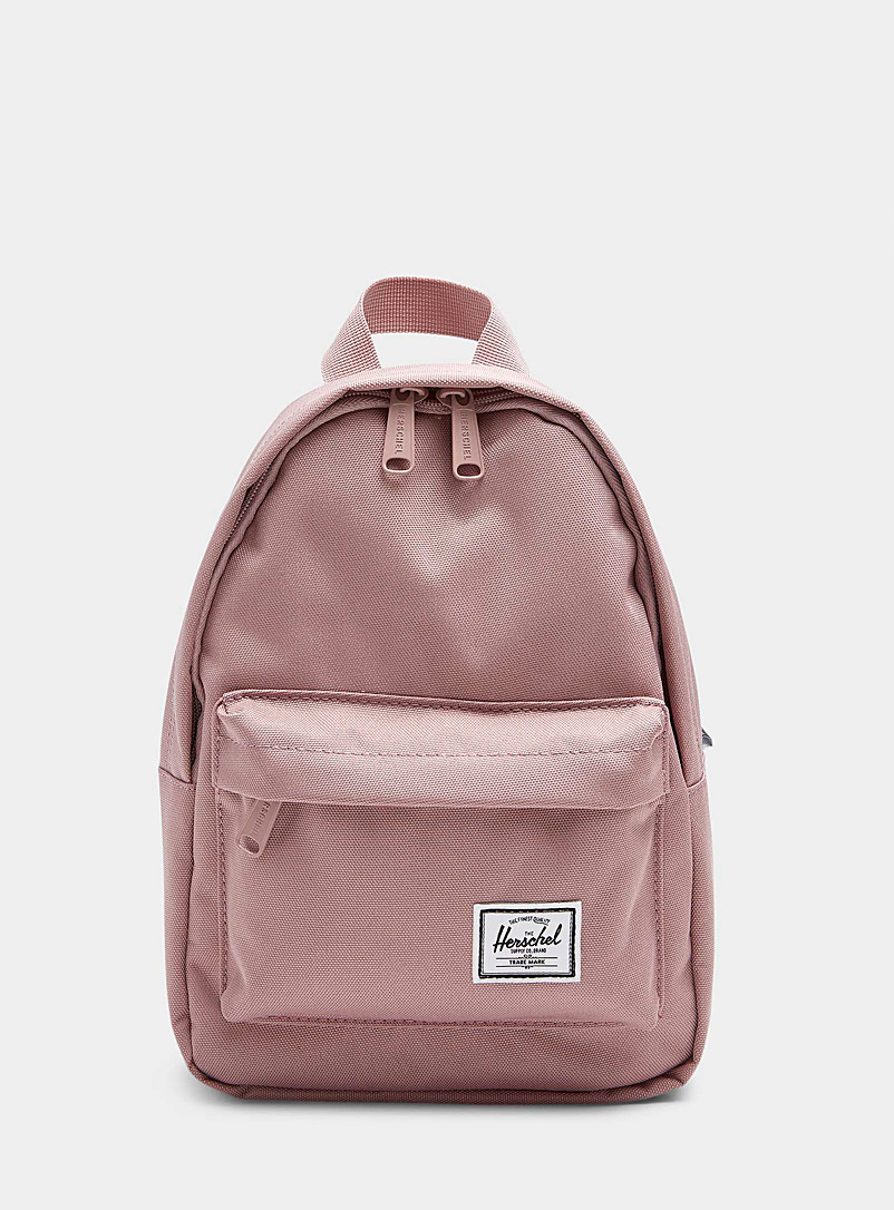 Herschel Dusky Pink Mini Classic backpack for women