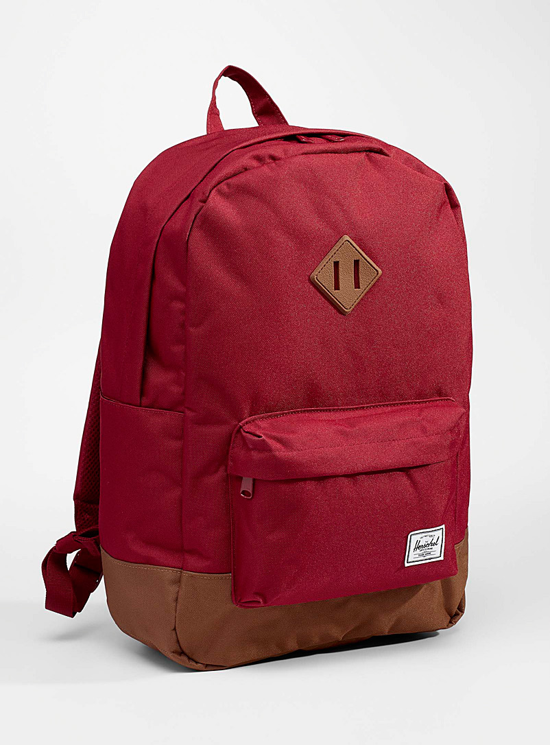 Herschel Ruby Red Recycled Heritage backpack for women