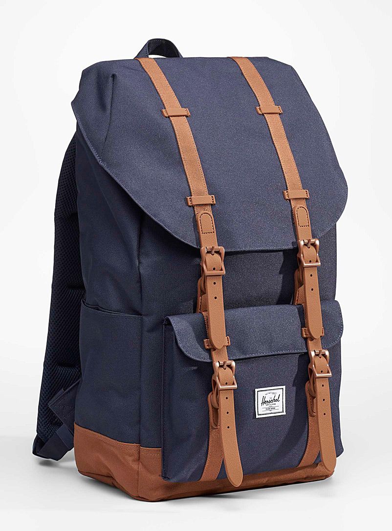 Herschel Sapphire Blue Recycled Little America backpack for women