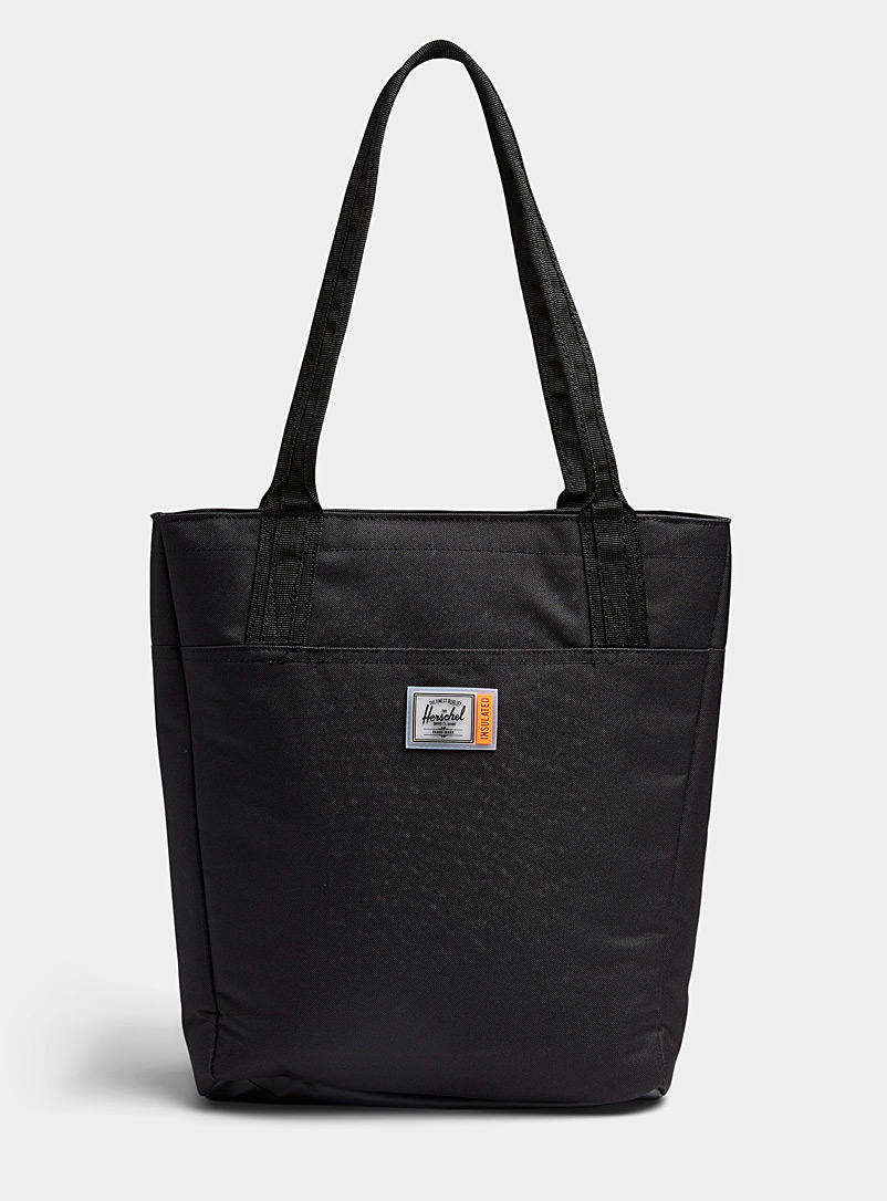 Herschel Black Alexander eco-friendly insulated bag for women