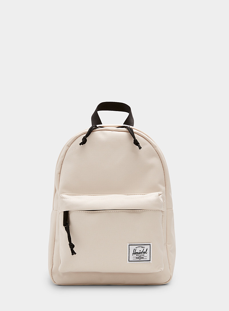 Herschel Cream Beige Classic EcoSystem™ mini backpack for women