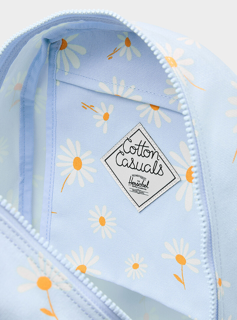 Herschel Teal Pacific daisy backpack for women