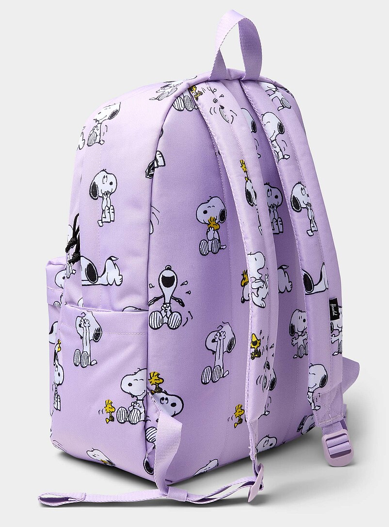 Herschel Patterned Black Classic&trade; Snoopy and Woodstock backpack for women