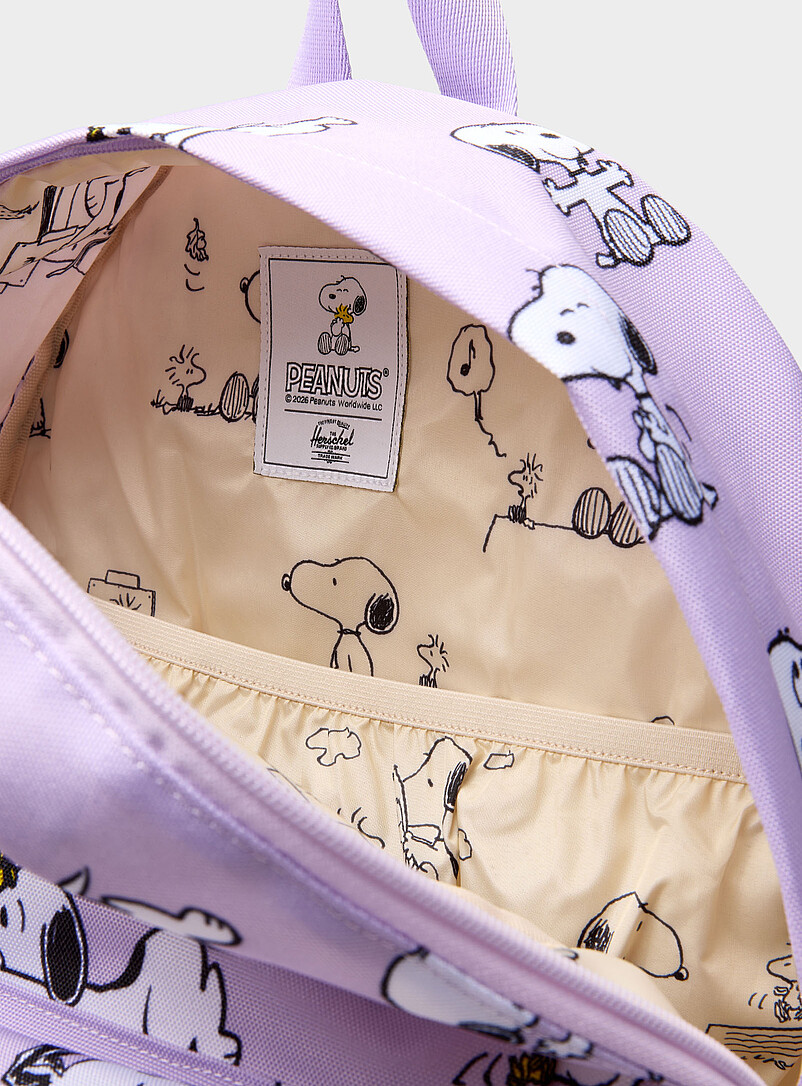 Herschel Patterned Black Classic&trade; Snoopy and Woodstock backpack for women