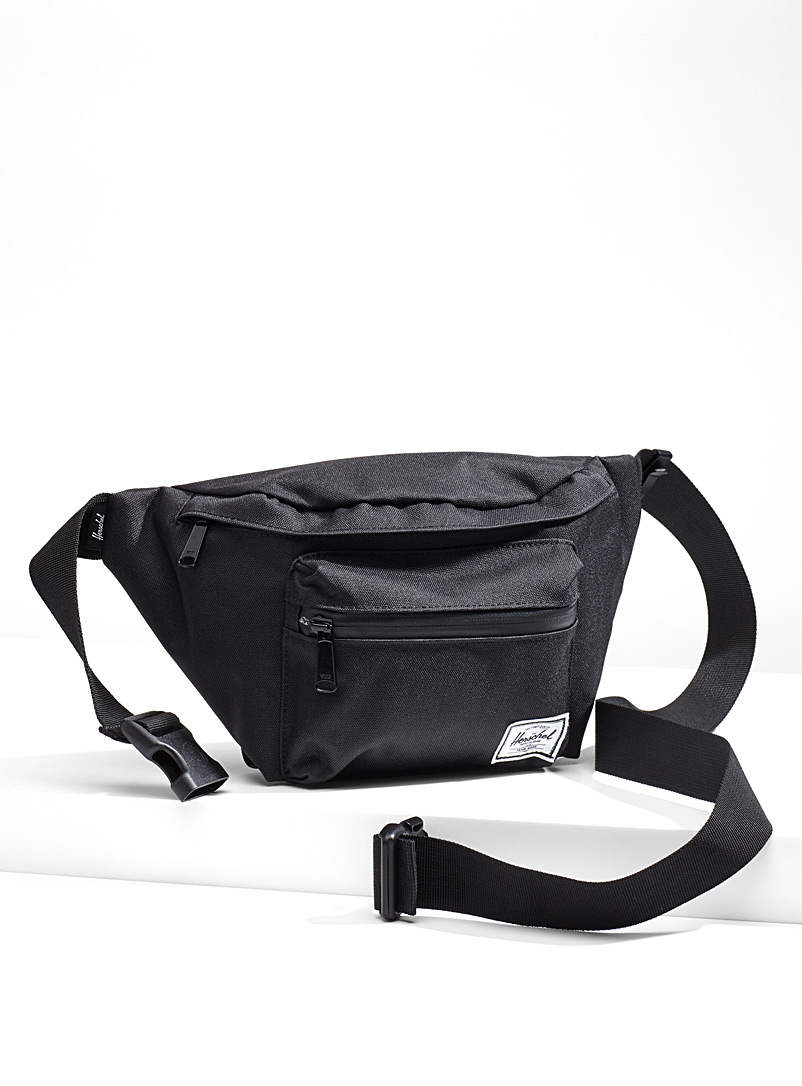 Herschel Black Modern Seventeen belt bag for men