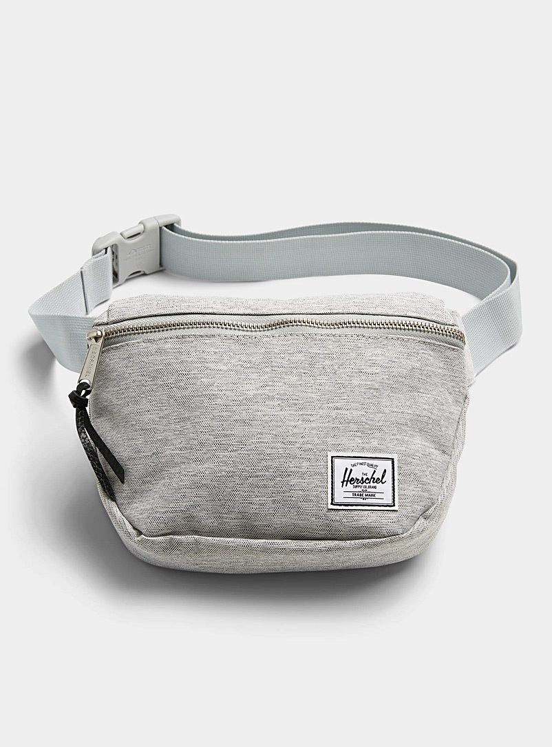 Herschel Light Grey Colourful Fifteen belt bag for men
