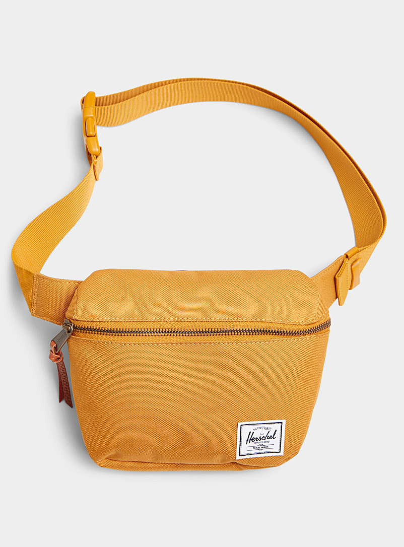 Herschel Golden Yellow Fifteen mustard-yellow belt bag for men