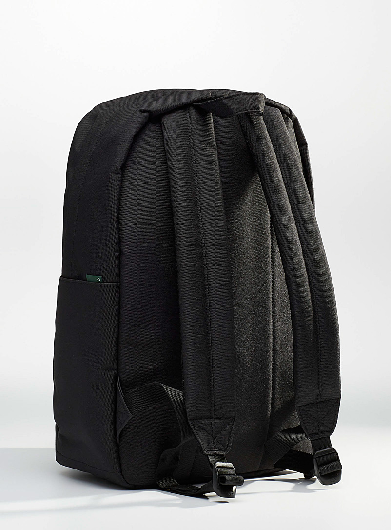Herschel Black Solid heritage eco backpack for men
