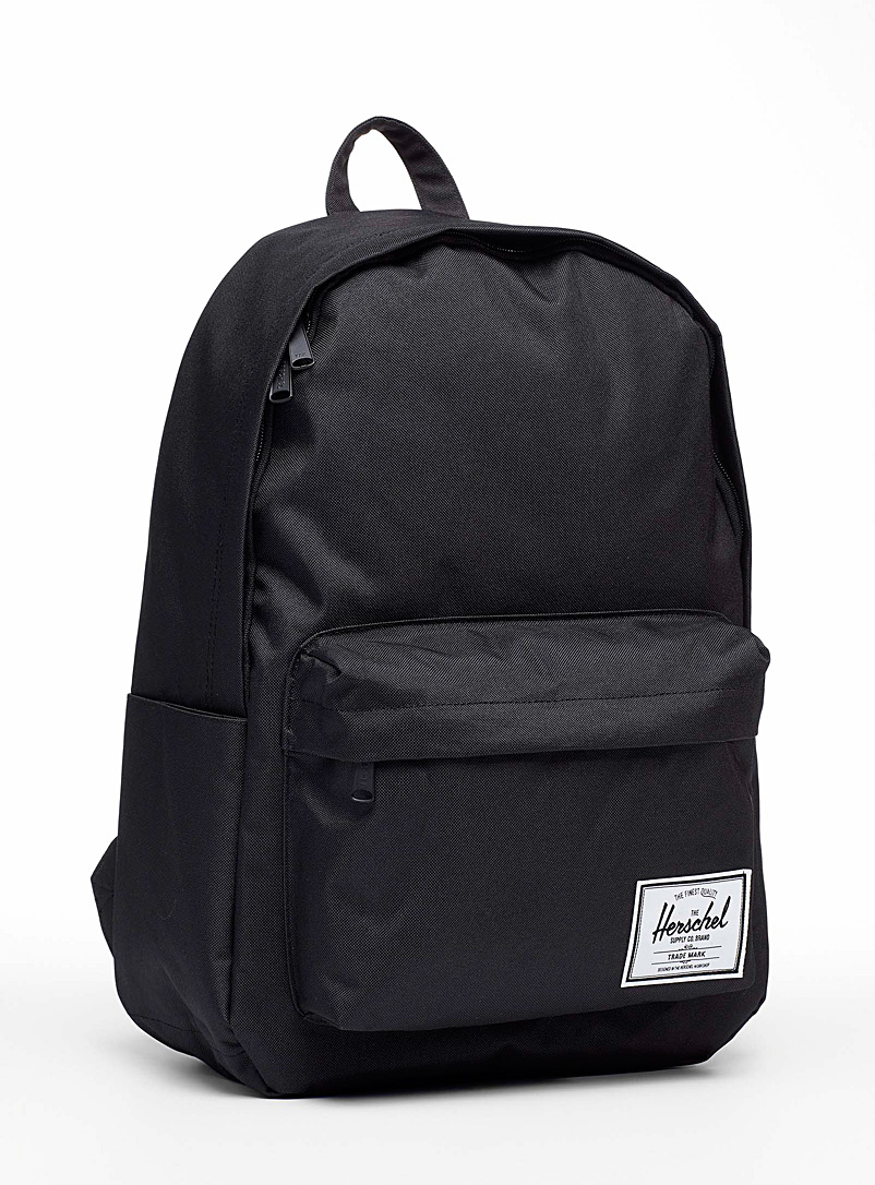 Herschel Black Eco-friendly XL backpack for men